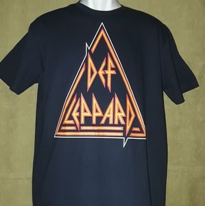 New "Def Leopard" Short Sleeve Tour T-Shirt (L)